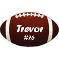thumbnail image 1 of Personalized Name Vinyl Decal Sticker Custom Initial Wall Art Personalization Decor Boys American FootBall Ball Player Sport Bedroom 12 X 20 Inches, 1 of 1
