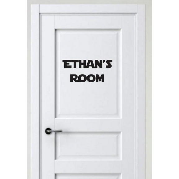 Personalized Name Vinyl Decal Sticker Custom Initial Wall Art Personalization Decor Boys Girls Children Bedroom Bold Text Lettering 12 Inches X 12 Inches