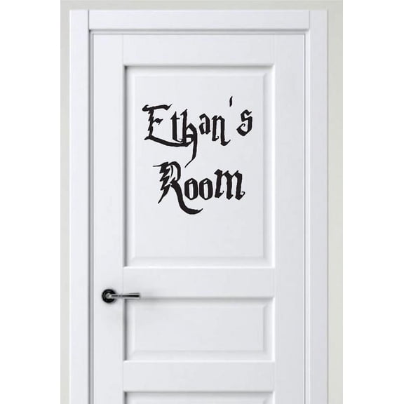 Personalized Name Vinyl Decal Sticker Custom Initial Wall Art Personalization Decor Boys Girls Children Bedroom Text Lettering 10 Inches X 10 Inches