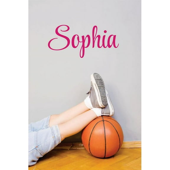 Personalized Name Vinyl Decal Sticker Custom Initial Wall Art Personalization Decor Sticker Script Girl Bedroom Children Teen 5 Inches X 18 Inches