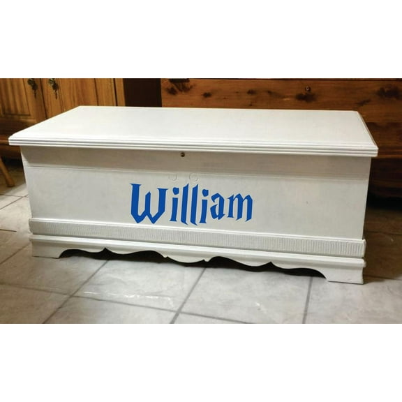 Personalized Name Vinyl Decal Sticker Custom Initial Wall Art Personalization Decor Text Lettering Baby Baby Nursery Room Bedroom 6 X 18 Inches