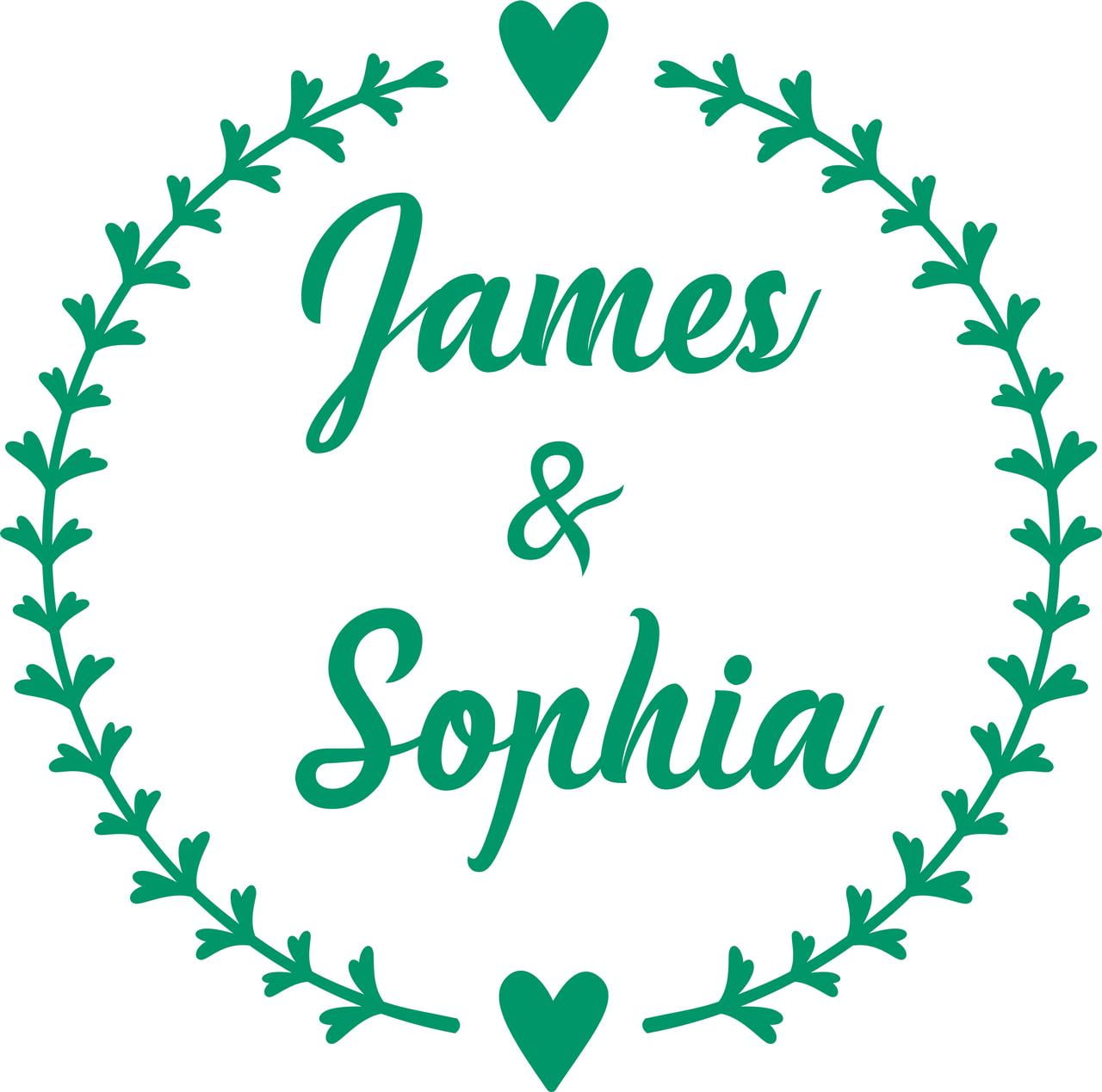 Personalized Name Vinyl Decal Sticker Custom Initial Wall Art ...