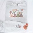 thumbnail image 1 of Personalized Nana Mom, Grandma, Mimi Sweatshirt (Ash, X-Large), 1 of 11