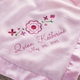 thumbnail image 1 of Personalized New Baby Blanket - in Pink or Blue, 1 of 2