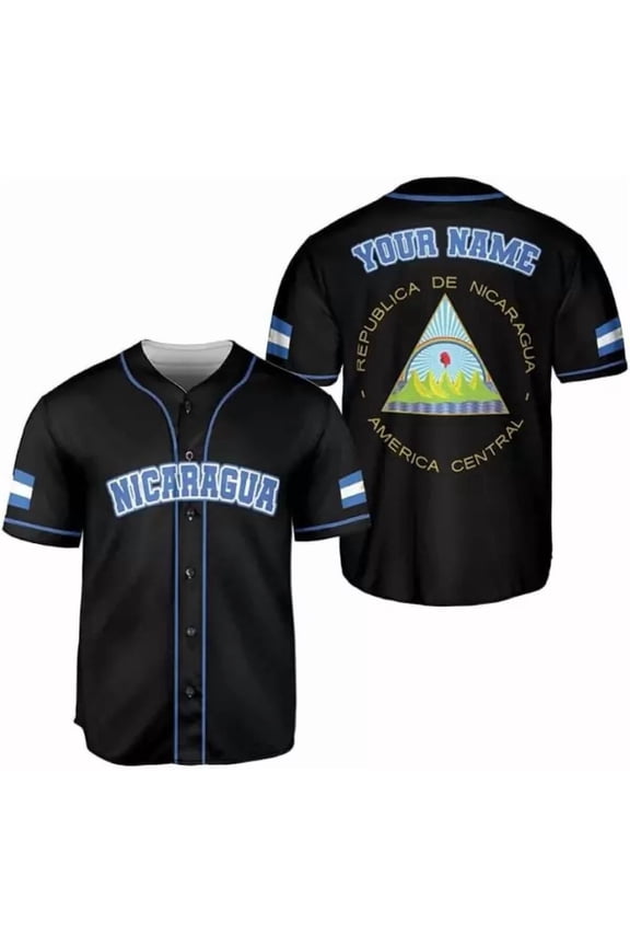 Personalized Nicaragua 3D All Over Print Baseball Jersey Shirt - Hot Sale 2026