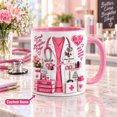 Personalized Nurse Mug, Pink Scrubs and Stethoscope Coffee Cup for ...