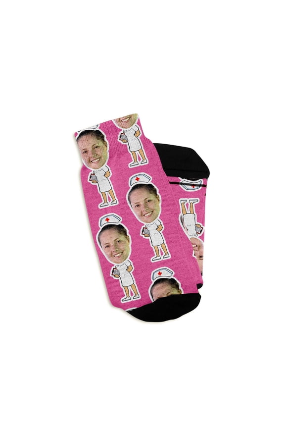 Personalized Nurse Socks with Faces