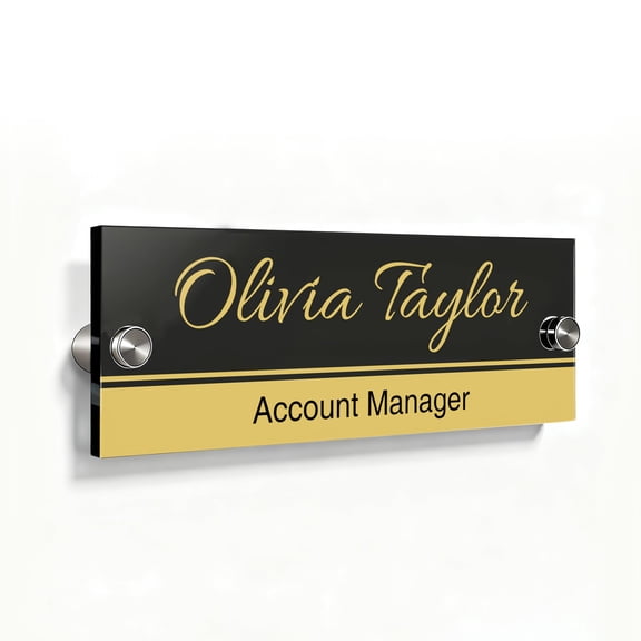 Personalized Office Door Signs Wall Sign Name Plate Custom Door Name Plate Office Gifts Executive Sign Business Sign