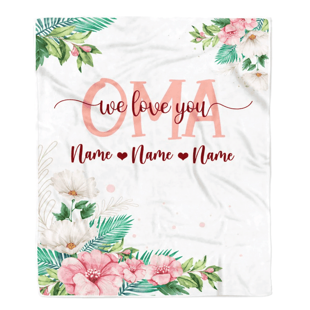 Kesidilo Nonno Gift Blanket - 60x50 Inch Flannel Throw With "I'm Proud Of You" Message