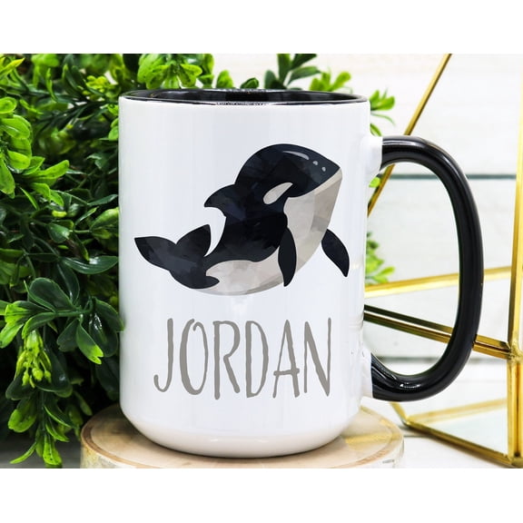 Personalized Orca Coffee Mug Killer Whale Gift