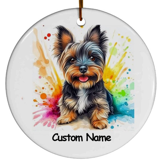 Personalized Ornament, Gifts for Dog Dad, Dog Mom, Gift for Dog Lovers, Custom Ornament with Name, Unique Belgian Laekenois Dog Gift, Gift for Mother's day, Father's day