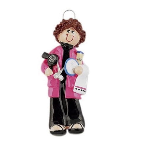 Hairdresser Hairstylist Christmas Tree Ornament Hair Salon Haircut Decoration
