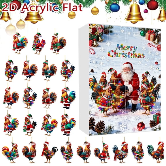 Personalized Ornaments, Christmas Countdown Gift Set For Young Baseball Enthusiasts F One Size