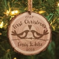thumbnail image 1 of Personalized Our First Christmas Bark Ornament, 1 of 2