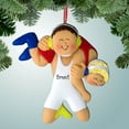 thumbnail image 1 of Personalized Over the Shoulder Wrestling - Brown Christmas Ornament - Team Wrestler - Making Weight - Mat Madness - Pin - Great Gift Ideas, 1 of 1