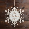 thumbnail image 1 of Personalized Oversized Antique White Wood Snowflake, 1 of 1