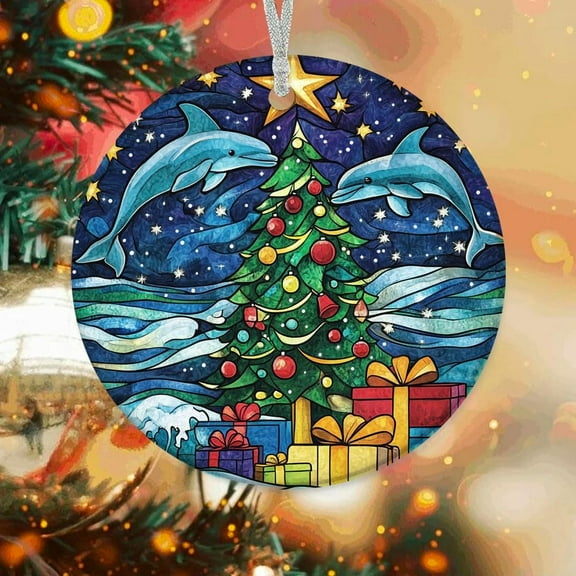 Personalized Owl Ornaments 2025, Owl Xmas Gifts Ideas, Owl Suncatcher, Christmas Tree Ornament v4eswb