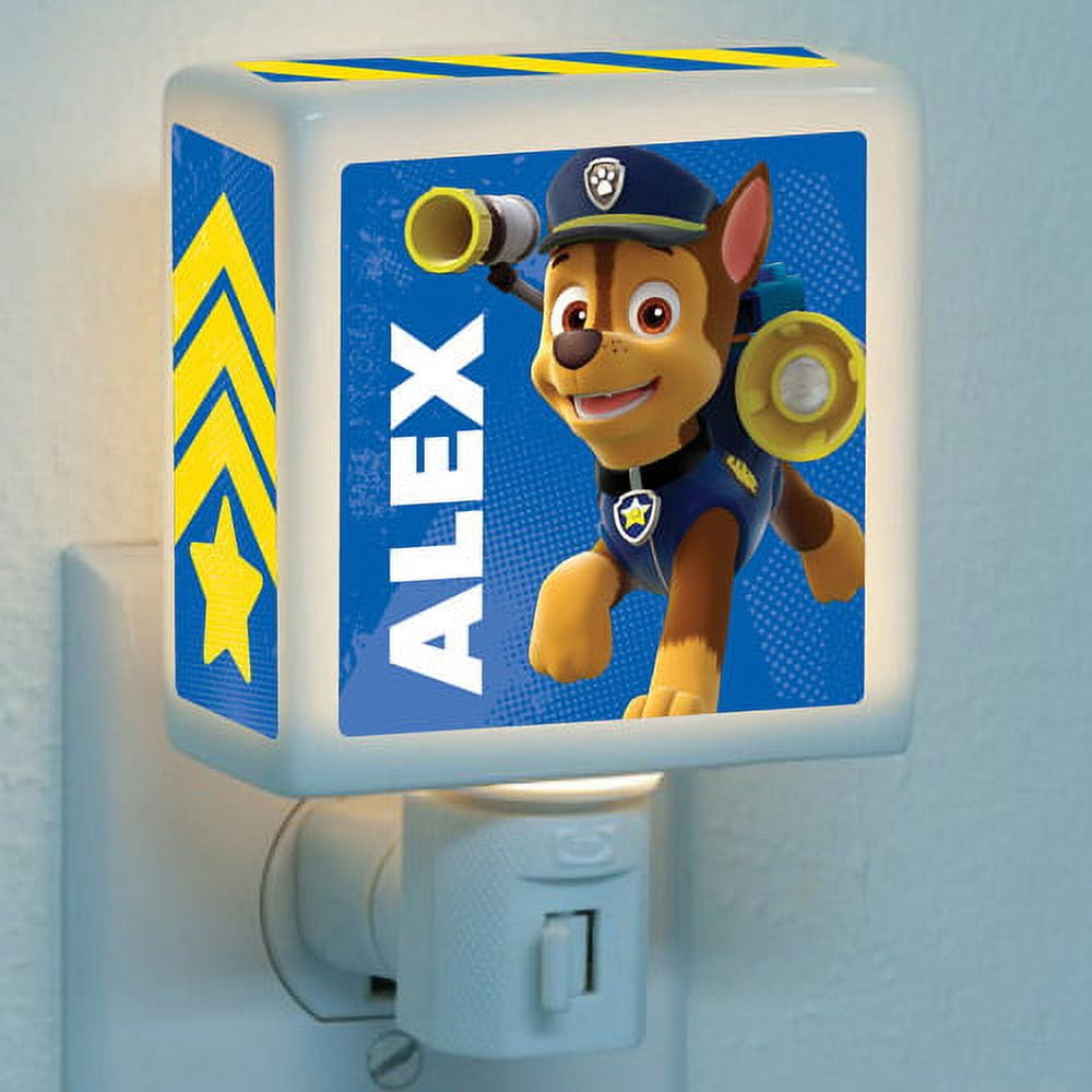 Personalized PAW Patrol Chase is on the Case Nightlight