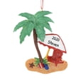 thumbnail image 1 of Personalized Palm Tree Ornament - Beach Ornament, Hawaii Ornament, Florida Ornament, Christmas Vacation Ornament, Beach Girl Ornament, Ocean Ornaments, Summer Ornament - Umbrella - Free Customization, 1 of 10