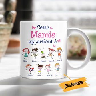 Personalized Papy Mamie French Grandma Grandpa Belongs Mug
