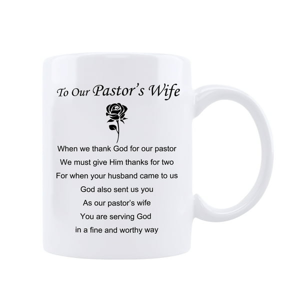 Personalized Pastor's Wife Appreciation Mug Gift For Pastor's Wife Pastor Appreciation Cup For Women Pastor Gift God On Birthday Mothers Day Fathers Day