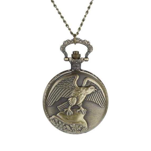 Personalized Pattern Steampunk Vintage Quartz Roman Numerals Pocket Watch