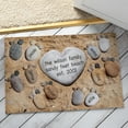 thumbnail image 1 of Personalized Pebble Feet Doormat Available In Multiple Names, 1 of 1
