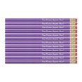 thumbnail image 1 of Personalized Pencils Round Custom Imprinted with your Name - Text - Logo - Message- 12 pkg FREE PERSONALIZATION Express Pencils Great Gift Idea, 1 of 5