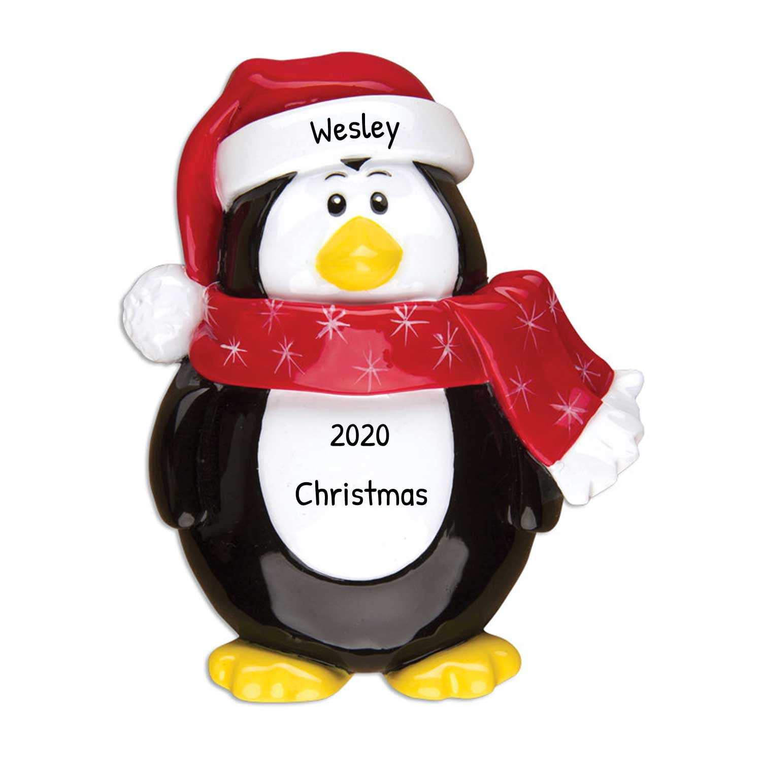 Personalized Penguin Christmas Ornaments Penguin Ornaments Christmas, Penguin Ornaments for