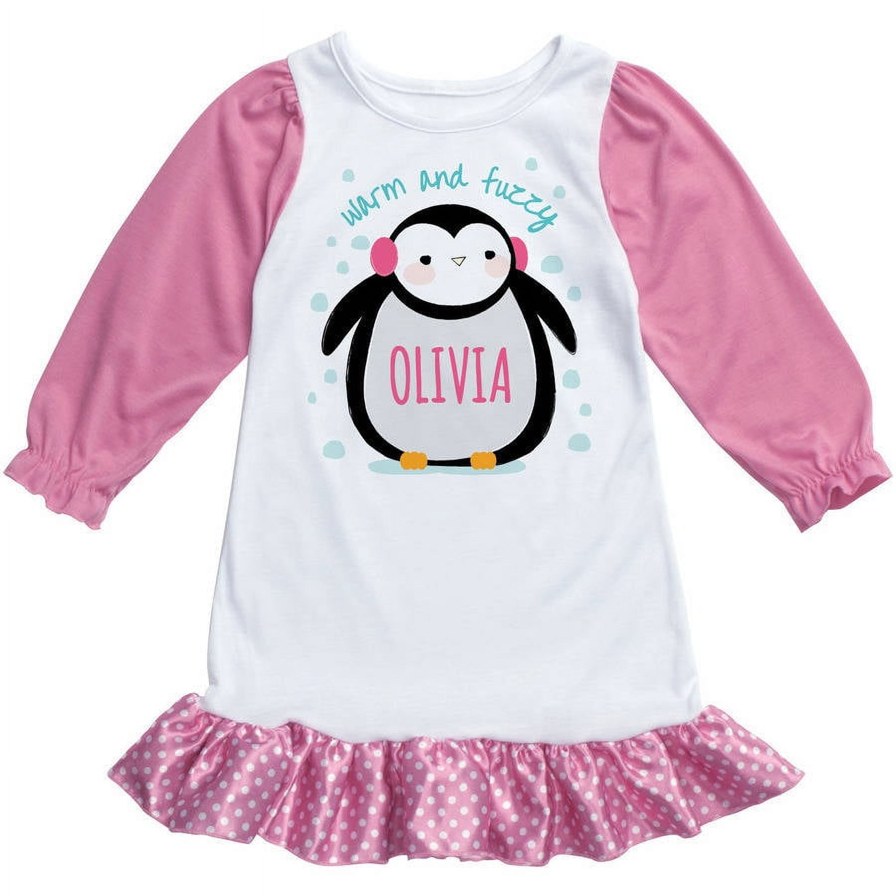 Personalized Penguin Youth Nightgown