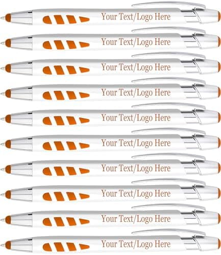 Custom Logo Click Pens - 300 Pack Bulk, Retractable Ballpoint Pens For Businesses & Events (Teal)
