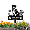 thumbnail image 1 of Personalized Pet Memorial Grave Marker Metal Stake - Custom Pet Loss Stake Memorial Plaques for Outdoors, Grave Decorations for Cemetery, Pet Sympathy Gift, Dog Tombstones for Graves Outdoor Garden, 1 of 8