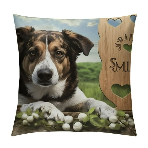 Personalized Pet Memorial Pillow with Inse" Double-Sided Printed Sympathy Gifts for Loss of Dog Cat - Remembrance Bereavement Gifts - Pet Loss Gifts - Custom Photo Sofa Home Decor
