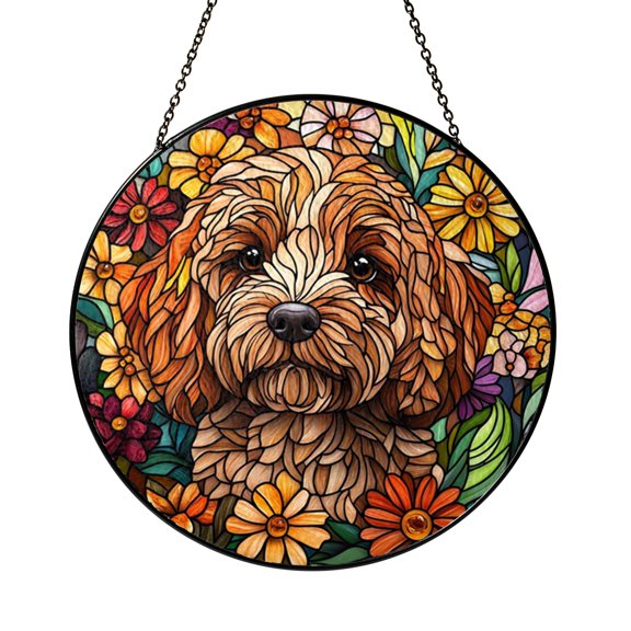 Personalized Pet Memory Suncatcher – Custom Window Hanging Decorative Art