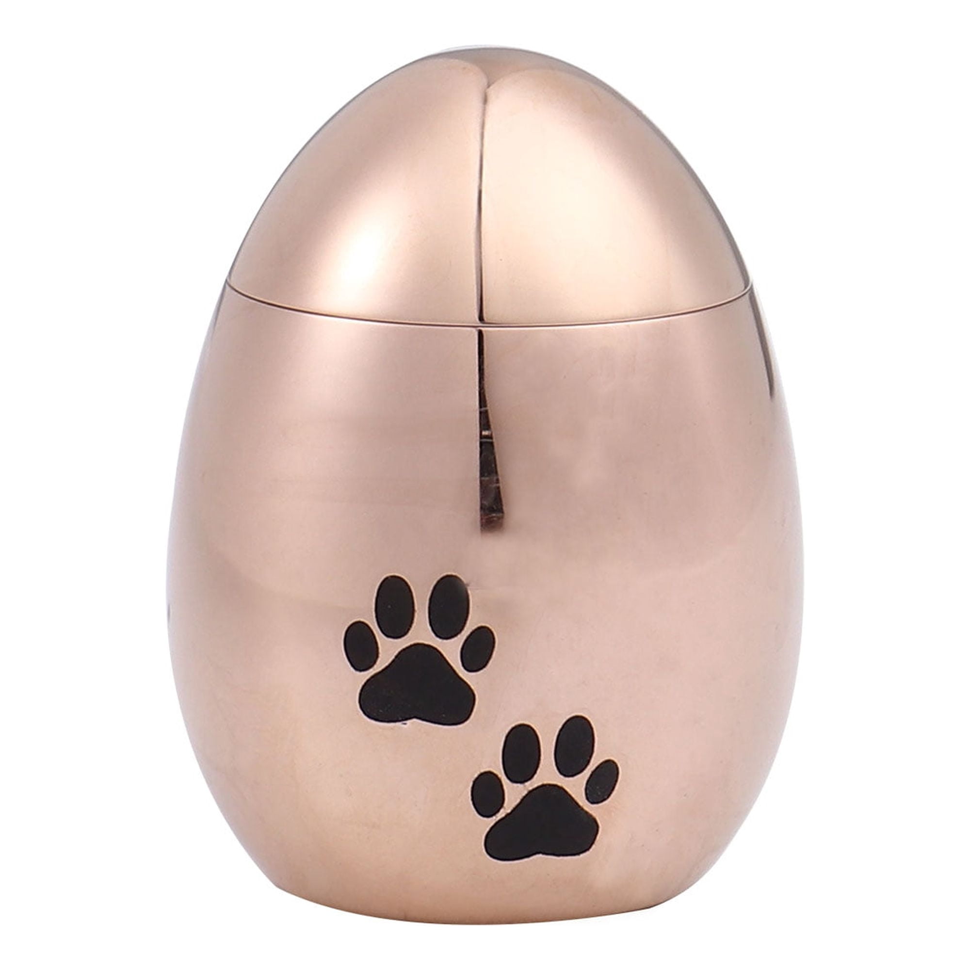 Personalized Pet Mini Memorial Urn, Custom Pet Cremation Mini Urn, Engravable Pet Mini Urn for Ashes, Engraving Pet Mini Urn, Small Urn for Keepsake Urn [Paw Print, Rose Gold, Engraving]