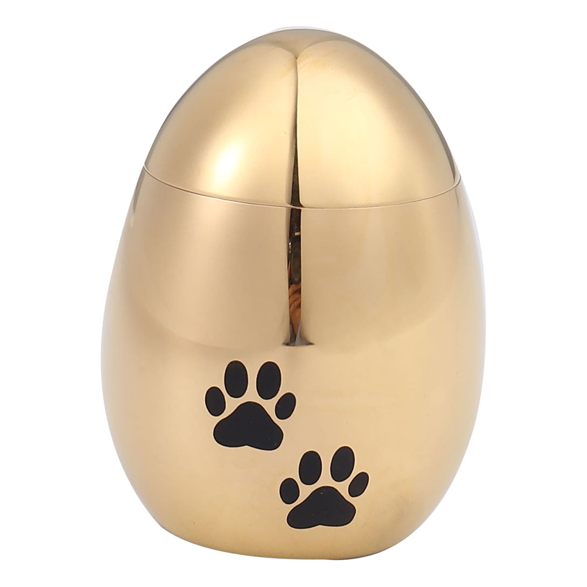 Personalized Pet Mini Memorial Urn, Custom Pet Cremation Mini Urn, Engravable Pet Mini Urn for Ashes, Engraving Pet Mini Urn, Small Urn for Keepsake Urn [Paw Print, Gold, Engraving]