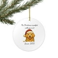 thumbnail image 1 of Personalized Pet Ornament, Custom Photo Ornament with Pet Name, Cat Christmas Keepsake, Pet Lover Gift, 1 of 2