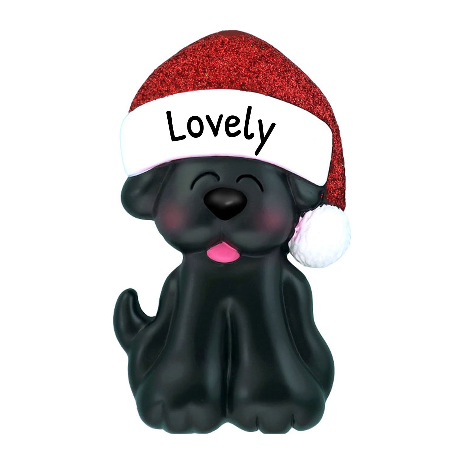 Personalized Pet Ornaments 2023 Custom Dog Ornament 2023 Black Dog