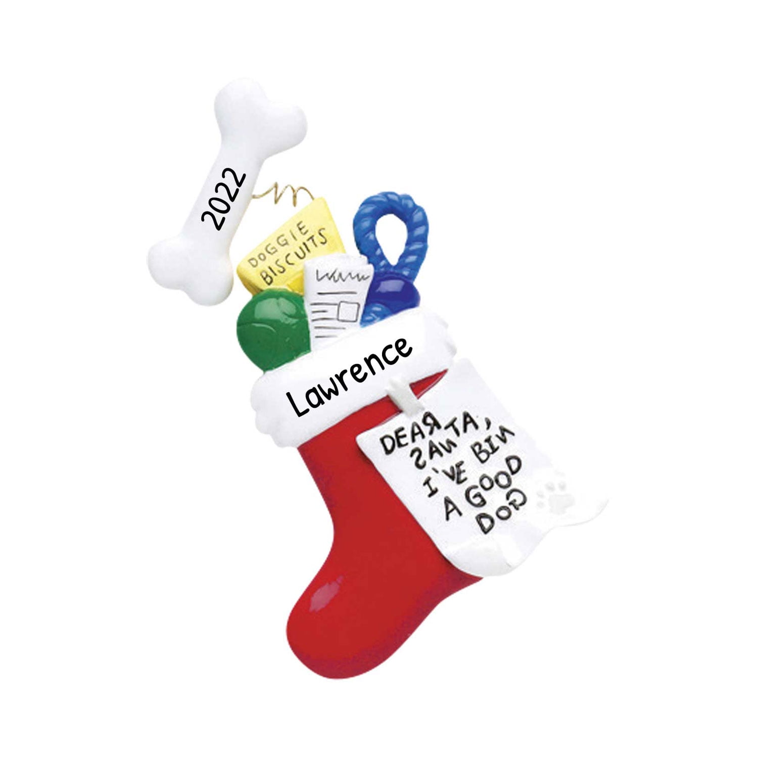 Personalized Pet Ornaments 2023 Custom Dog Ornament 2023 Dog