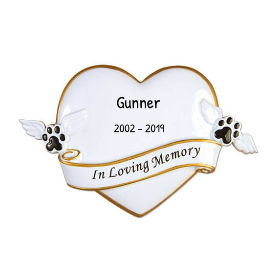 Personalized Pet Ornaments 2024 - Pet Memorial Ornament 2024 - Christmas Pet Memory Ornament RIP Memorial Pets Ornament Passed Away Ornament for Christmas Tree - Free Customization