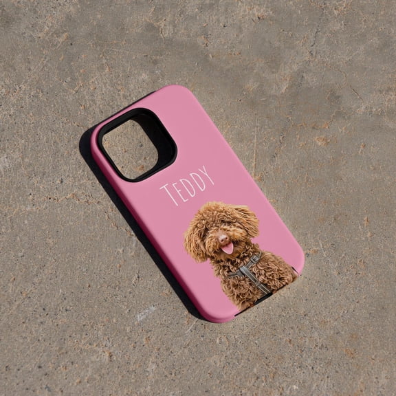 Personalized Pet Photo Phone Case: Custom Dog/Cat Portrait Gift Designed for iPhone 17, 16 & Samsung S26 Ultra