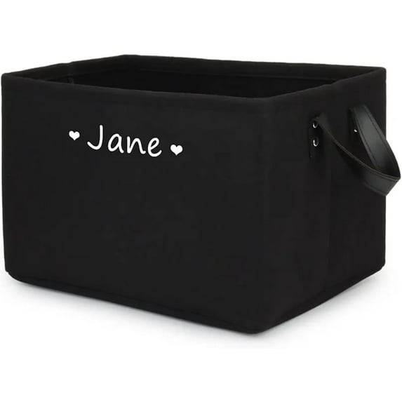 Personalized Pet Toy Storage Basket, Cat and Dog Toy Storage Box, Personalized Dog Toy Basket, Dog Toy Basket