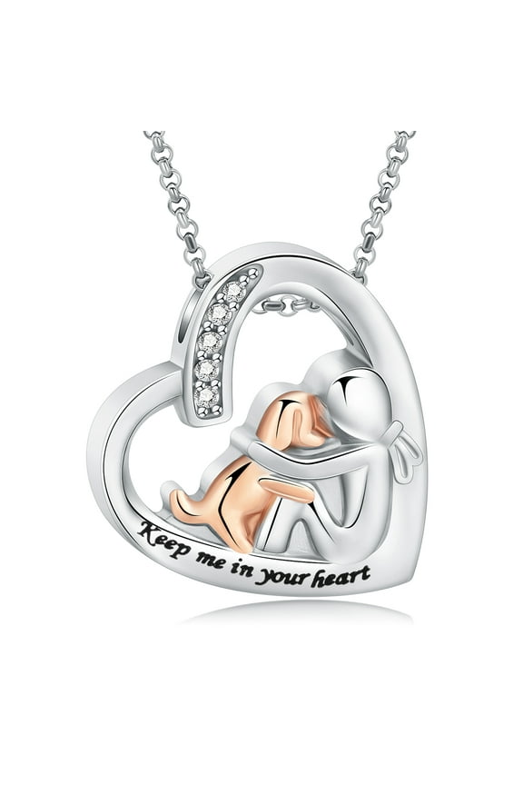 Personalized Pet Urn Necklace for Dog Ashes Cremation Pet Memorial Customized Text Ashes Urn Pendant Keepsake Funeral Jewelry