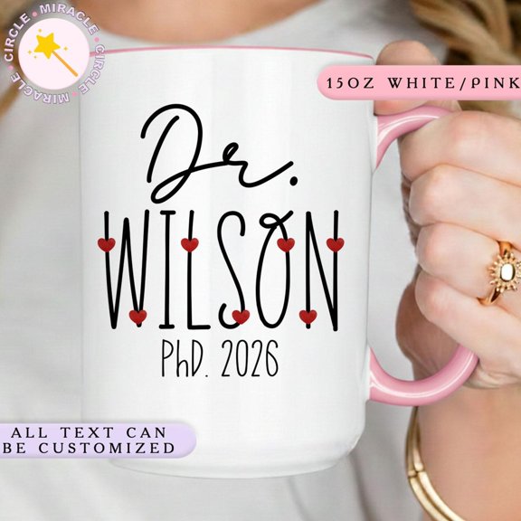 Personalized PhD Mug Custom PhD Mug PhD Graduation Gift Graduation Doctorate Degree Gift C