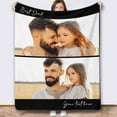 thumbnail image 1 of Personalized Photo Blankets Customized Throw Blankets with Picture Birthday Christmas Anniversary Valentines Mother's Day Gifts for Mom Women Best Friends Couple 6 Pictures Blankets, 1 of 5