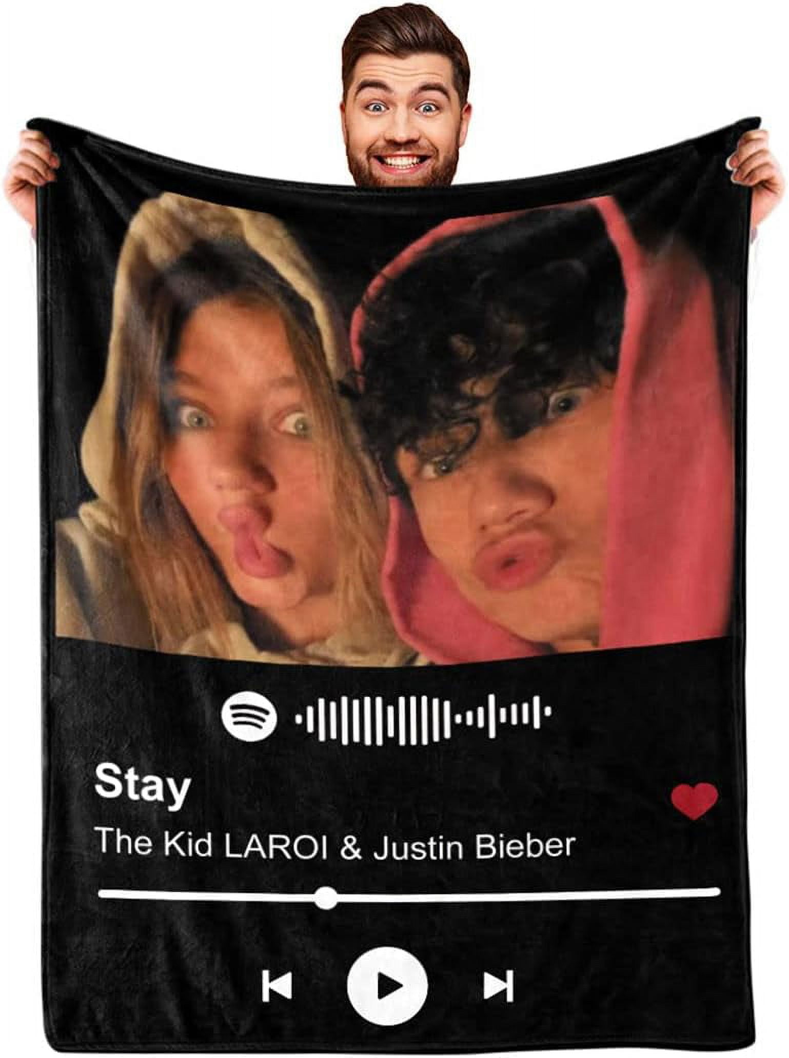 Personalized Photo Blankets for Girlfriend Boyfriend Blanket Gifts, Custom Wife Photo Blankets ...
