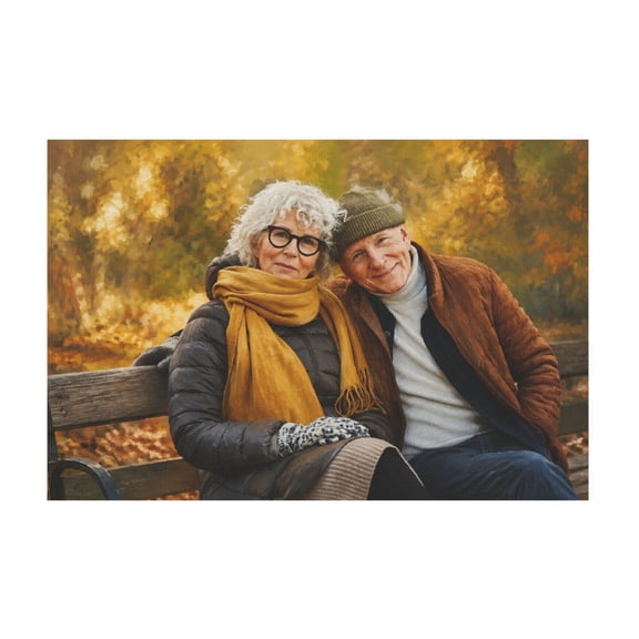 Personalized Photo Canvas Wall Art Custom Picture Print for Home Decor and Gifts 12*18in
