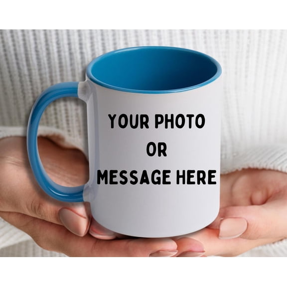 Personalized Photo Coffee Mug Custom Text Picture Gift