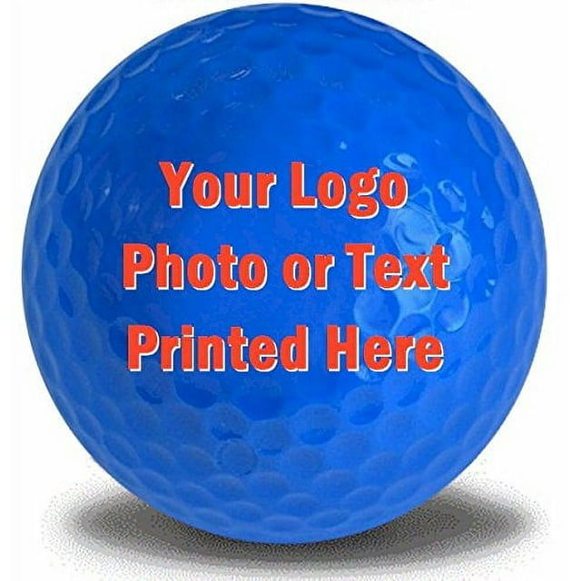 Personalized Photo Golf Balls, Blue, 12 Pack
