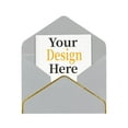 thumbnail image 1 of Personalized Photo Greeting Card with Envelope - Custom Greeting Card with Your Own Picture, Logo, or Text for Christmas, Birthdays, Weddings, and Holidays - Light Grey - 1 Pcs, 1 of 10